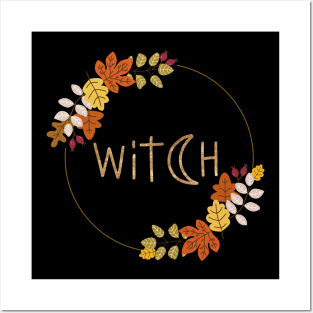 Witch Halloween Posters and Art